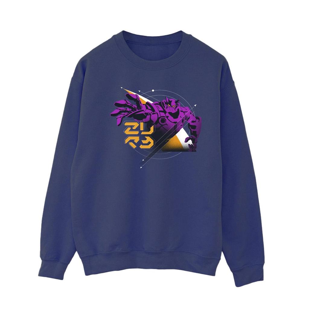 Disney Womens/Ladies Lightyear Zurg Space Circle Sweatshirt