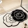 Light Luxury French Carpet Bathroom Floor Mat Toilet Toilet Toilet Door Toilet Non-slip Mat Absorbent Foot Pad Diatom Mud