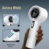 Southeast Asia 638 High-Speed Rechargeable Turbo Handheld Fan with Digital Display - 100-Speed.