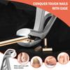 Curved Nail Clippers Ergonomic Thick Nail Clippers Splash-Proof Nails