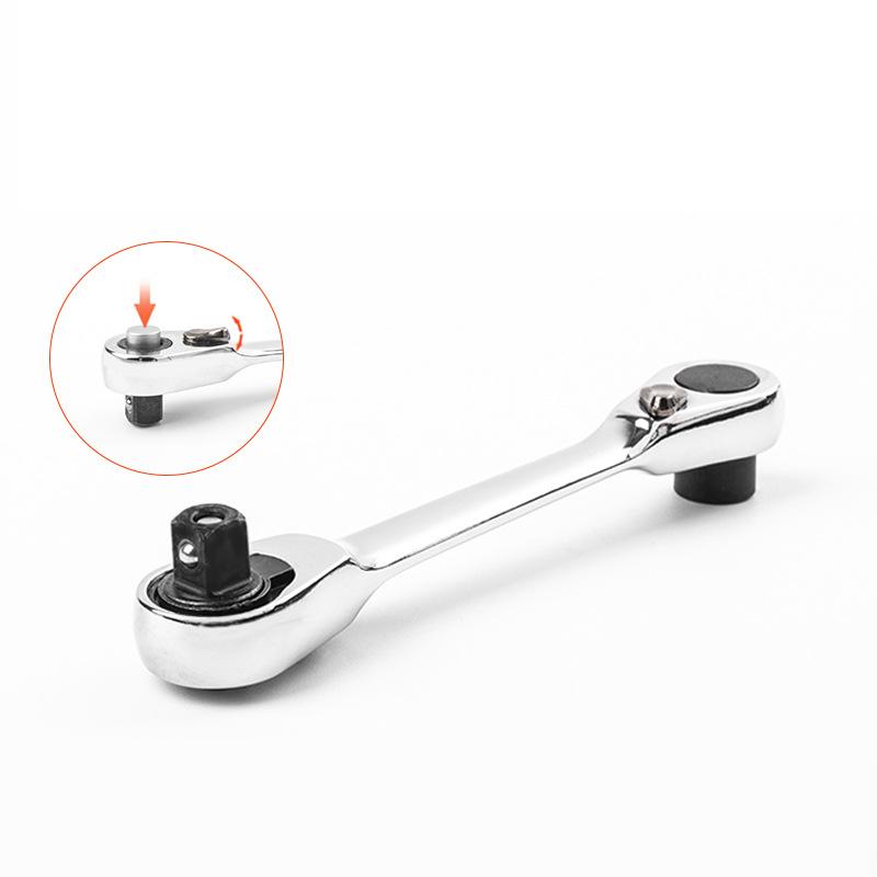 

Мини-ключ с храповым механизмом 1/4, двухсторонний ключ с храповым механизмом, отвертка, шестигранный ключ с динамометрическим управлением, набор гаечных ключей 2 в 1