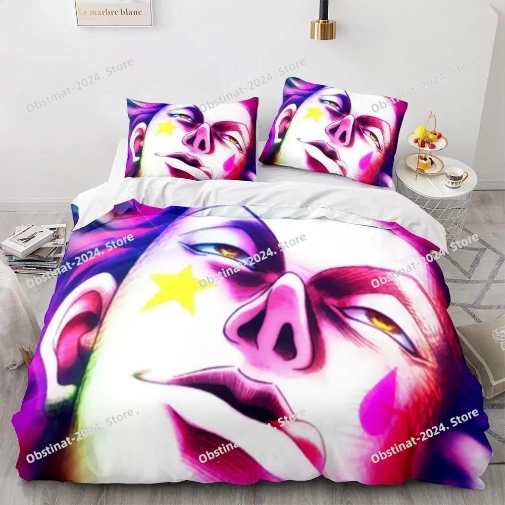 HUNTER×HUNTER Bedding Set Printed Bed Set Duvet Cover Sheet Pillowcase Bed Soft Quilt Cover Full Queen King Size 3D Print Anime