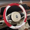 Suede Velvet Breathable Sport Steering Wheel Cover - Wear-Resistant, Comfortable, Sweat-Absorbing Universal Protector