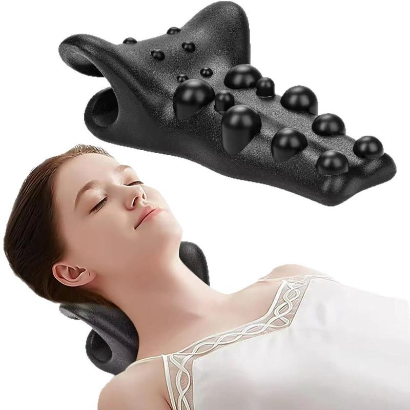 

Scapula Massager Relax Promote Blood Circulation Scapula Stretching Muscle Relaxer Acupoint Point Massager Pillow HealthBenefits чорний