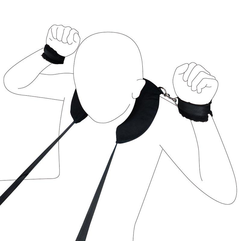 Adjustable Leg-Splitting Flirting Strap - Adult Positioning & Bondage Restraint Toy