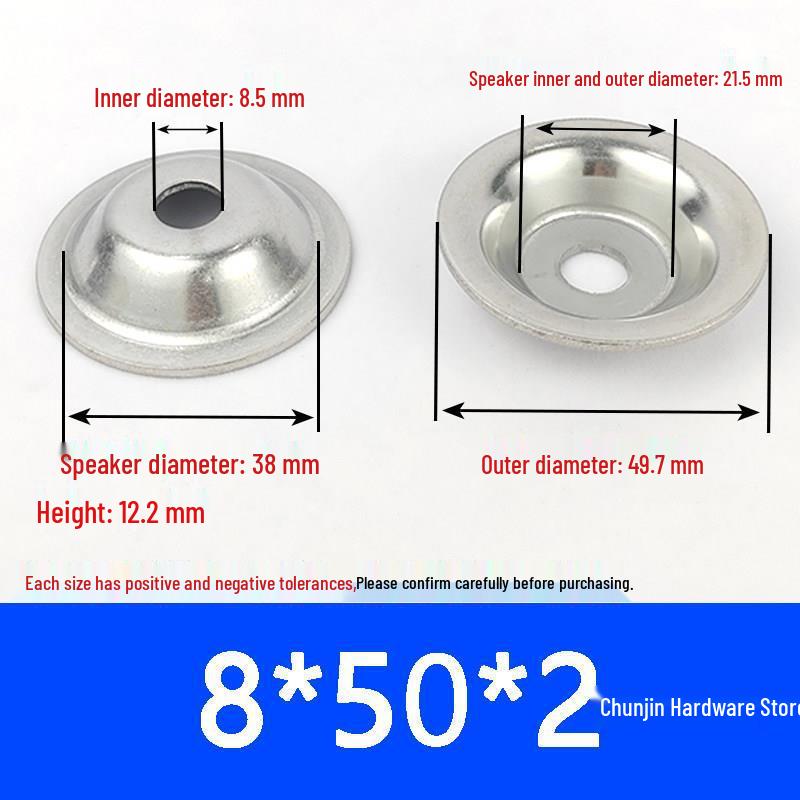 304 Stainless Steel Bowl Gasket with Washer for Adjustable Foot Cup and Recessed Hole Screw