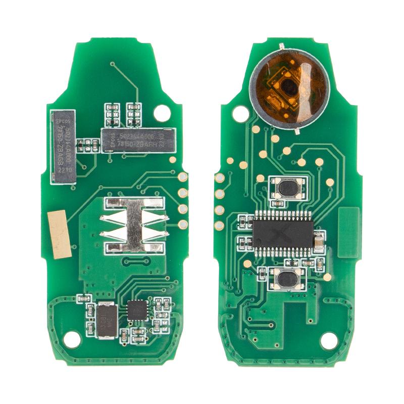 SILY KR5876268 ID49 KR55WK48801 4D63+/83 Chip 433MHz Smart Fernbedienung Autoschlüssel Passend für Ford Fiesta Kuga 2016 2017 2018