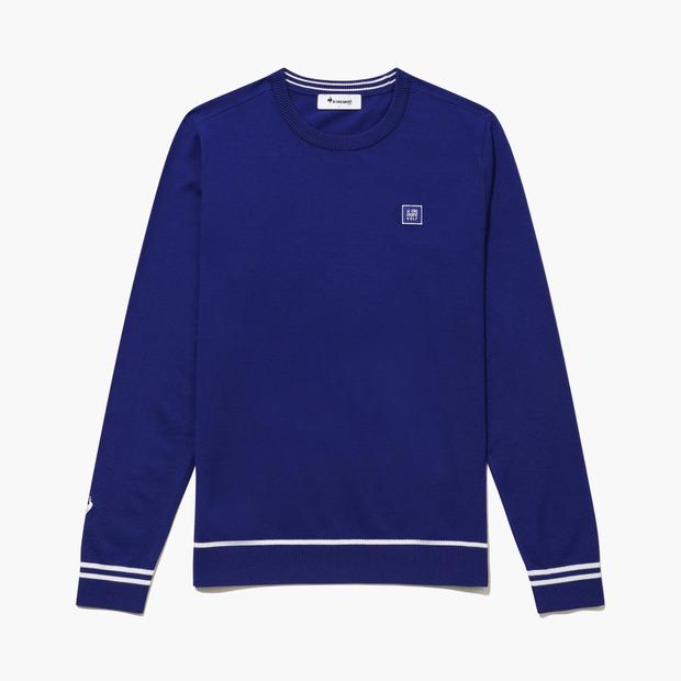 LECOQ GOLF Men'S Essential Round Long Sleeve Sweater (Gq321Mkp99)