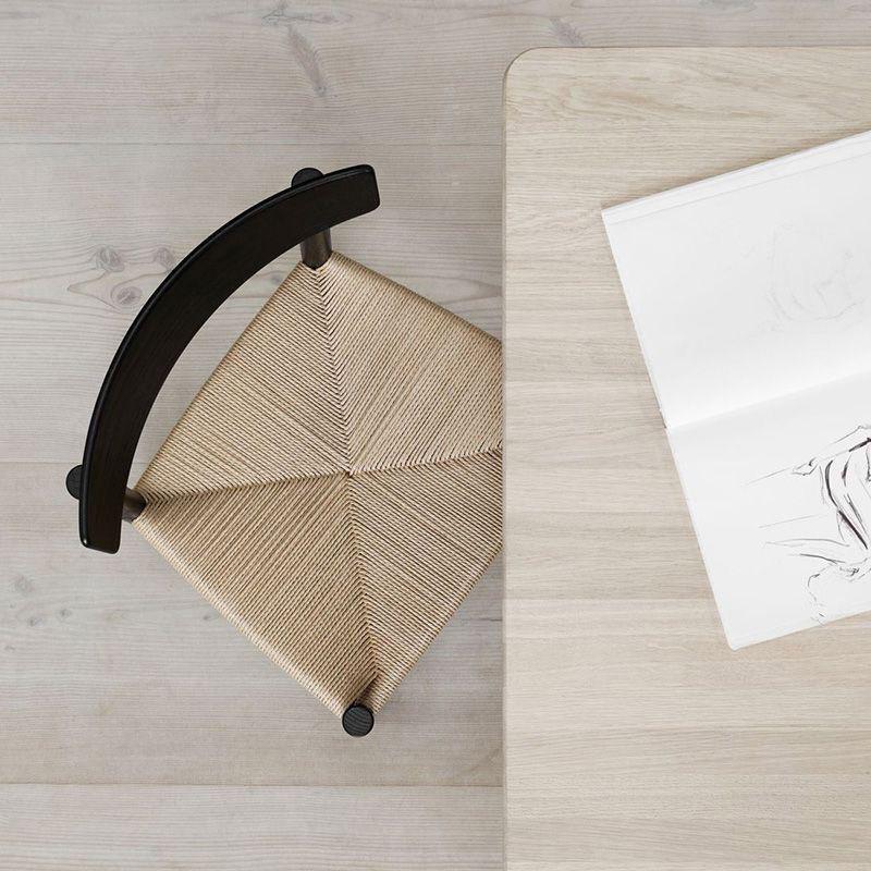 Wooden Dining Chair Retro Straw Rope Weaving Chairs Creative Portable Interior Furniture Dining Chair Simple Art Design Chairs