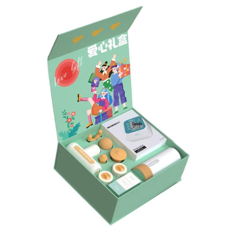 HEZHENG Massager & Blood Pressure Monitor Gift Set HZ-LOVE-1