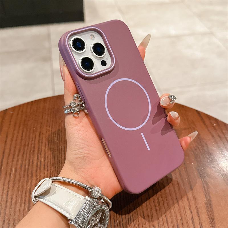 

Applicable To Apple 17promax Skin-soft Magnetic Suction Phone Case IPhone 16 Macaron Advanced Sense Protection Case iPhone 13 PROMAX