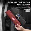 For Subaru Impreza Legacy WRX STI BRZ Forester Outback Levorg Exiga 2Pcs Leather Car Seat Belt Covers Shoulder Protection Pads AA9
