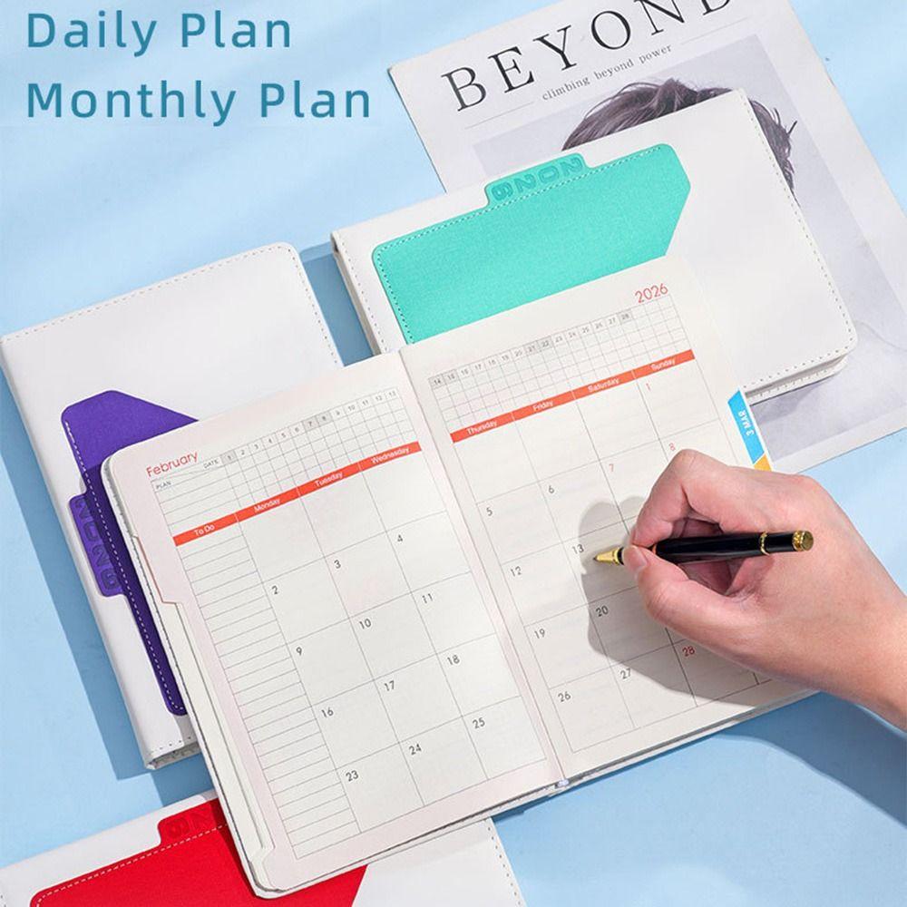12 Months A5 Agenda Planning Notebook English To-do List Notebook Office Work Planner  Business