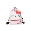Miniso Women's Fashion Backpack Cartoon Fashion White Kitten Design Suitable for Commuting To Work and Traveling, Also A Sweet Birthday Gift for Women