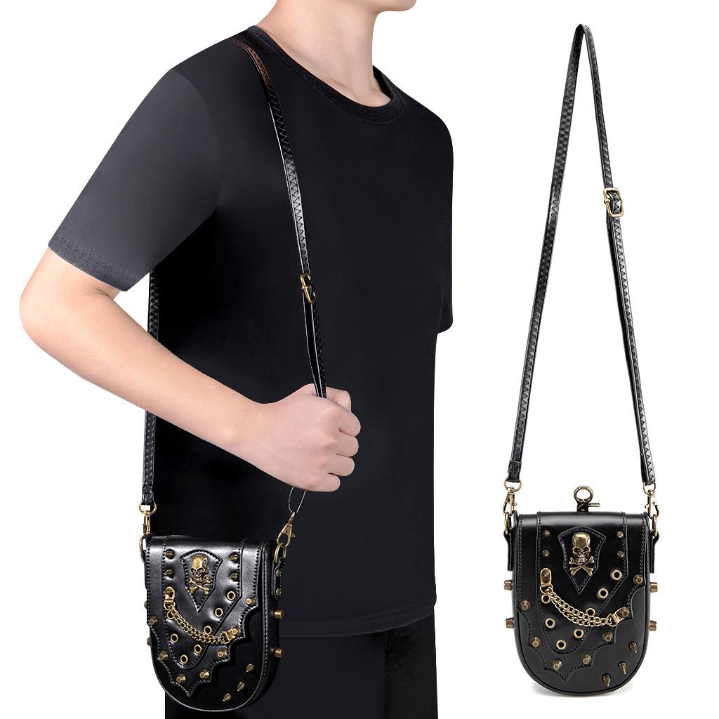 Medeltida Retro PU Tung Industri Dumplingväska, En Nisch Original Damens Enkelaxel Crossbody Mobiltelefon Myntväska