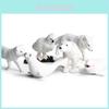 Marine Animal Replica Model Set With Plastic Material For Collectors And Kids