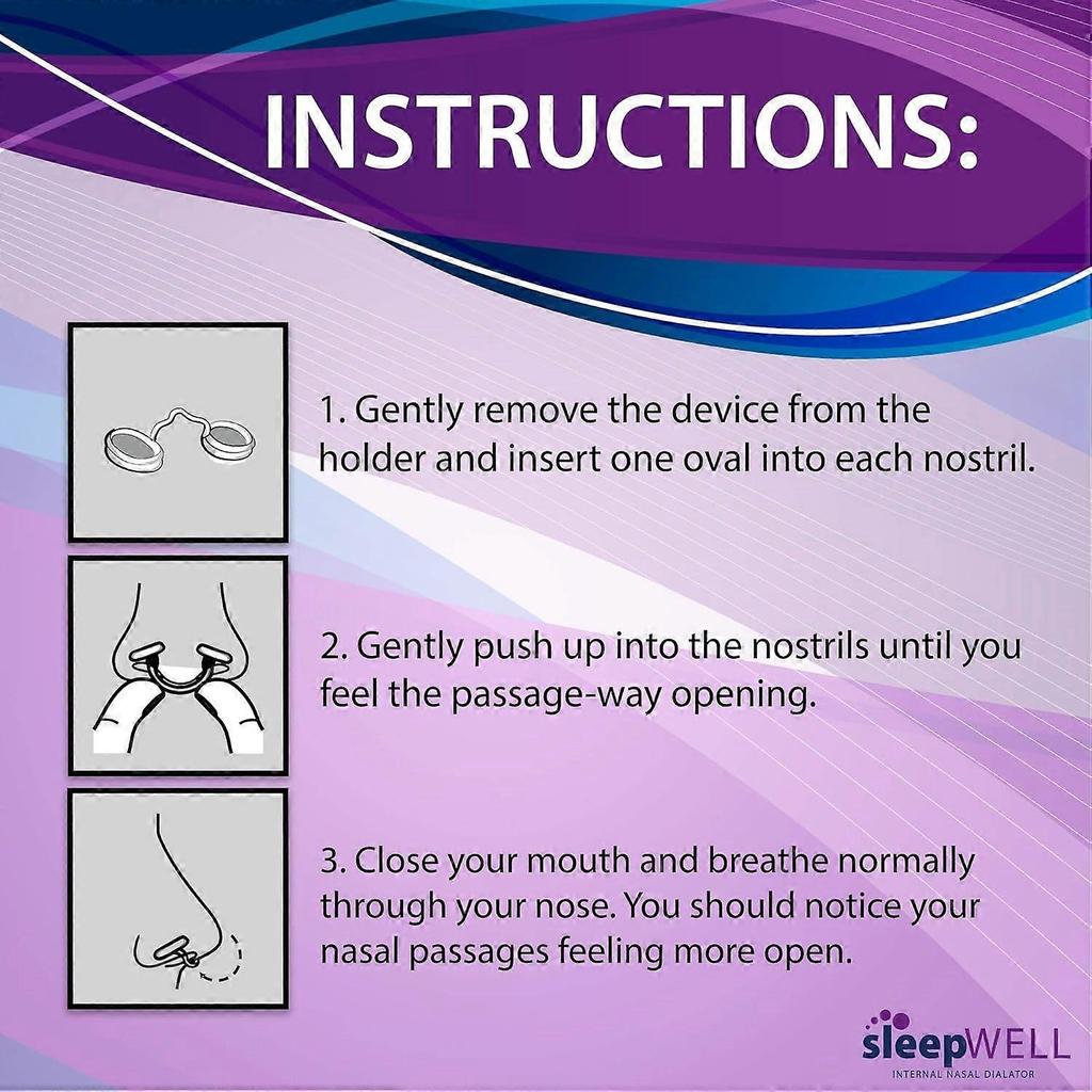Snoring Solution, Internal Nasal Dilators for Increased Airflow & Easier Breathing, Snore Stopper for More Restful, Restorative