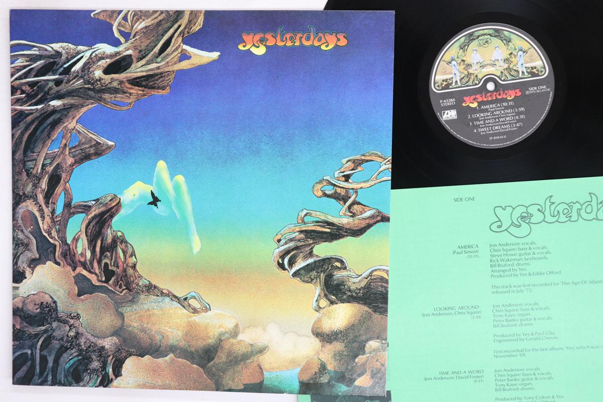 Виниловая пластинка YES Yesterdays P6528A ATLANTIC 1981 Япония Рок Б/у