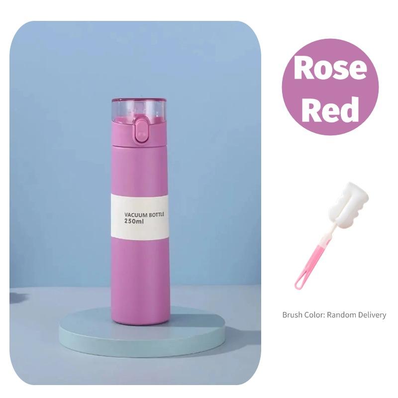 150/250ml Stainless Steel Thermal Water Bottle With Straw Mini Thermos Cup for Tea Coffee Mug Travel Vacuum Flasks Insulated Cup