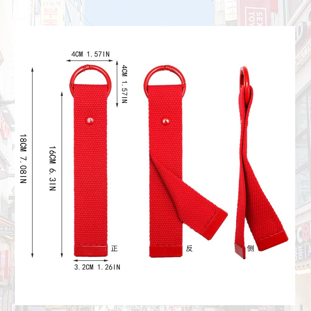 Korean Handmade Webbing Cloth Sticker Diy Pendant Keychain Bag Pendant Dopamine Ins Polyester Pendant