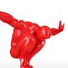 Diver TOOARTS Fiberglass Sculpture Home Decoration Black Diving Sculpture