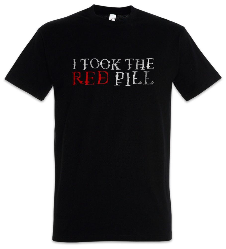 

I Took The Red Pill T-Shirt Fun Matrix Blue Truth Reality Morpheus Real World 4XL