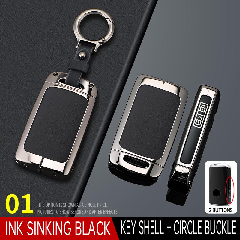 Mazda 3 Key Case with Angkesaila Buckle for CX4/CX5/Atz/CX30 - High-End Shell Bag for Men and Women