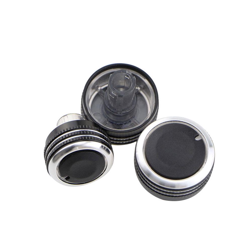 

Color My Life 3 шт./компл. автомобильный кондиционер, переключатель контроля тепла, ручка переменного тока для Volkswagen VW Caddy 2005-2010, детали Upgrade Black