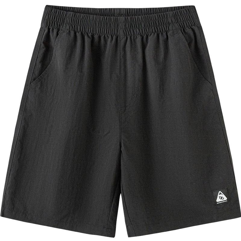 Balabala Kids  Unisex Water-Repellent Cool-Feel Loose Mid-Pants 170