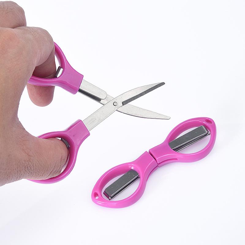 Lightweight Stainless Steel Folding Fishing Scissors - Multi-functional, Eight-Shaped, Convenient for Travel