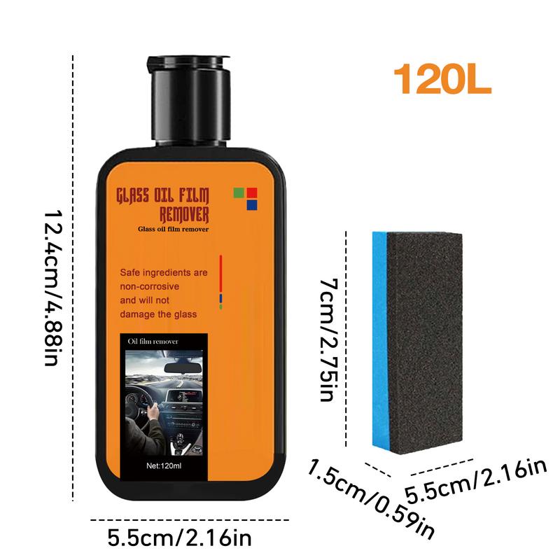 120ml Effective Car Glass Oil Film Removing Paste Windshield Polishing Compound Glass Oil Film Remover for Auto