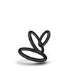 Cock Ring - Blush-Performance - VS4 - Silicone Premium - 3 Sizes - Black