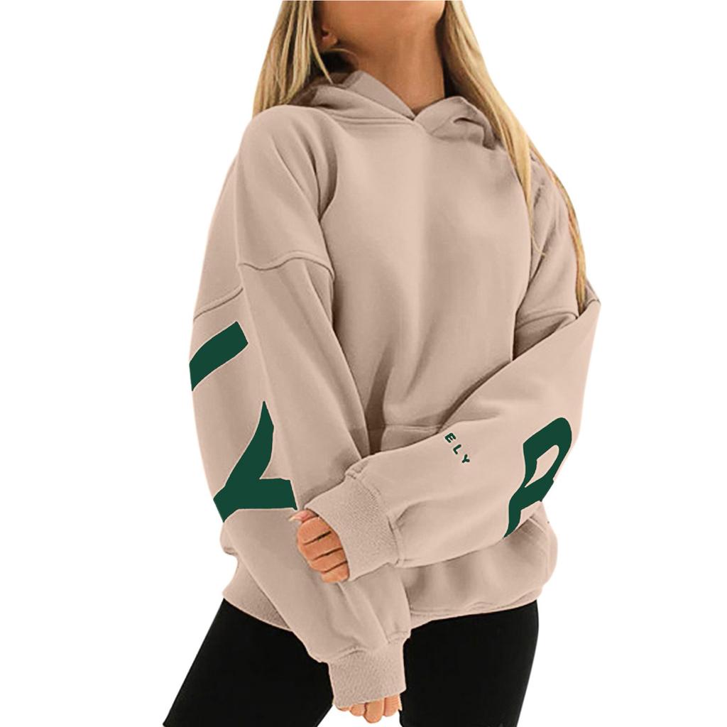 Womens Hoodies Fall Fashion Sweatshirts  Printed Casual Long Sleeve Loose Sweatshirt  Fall Hoodie Sweatshirt