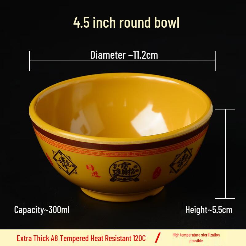 Durable Melamine Round Multi-purpose Bowl