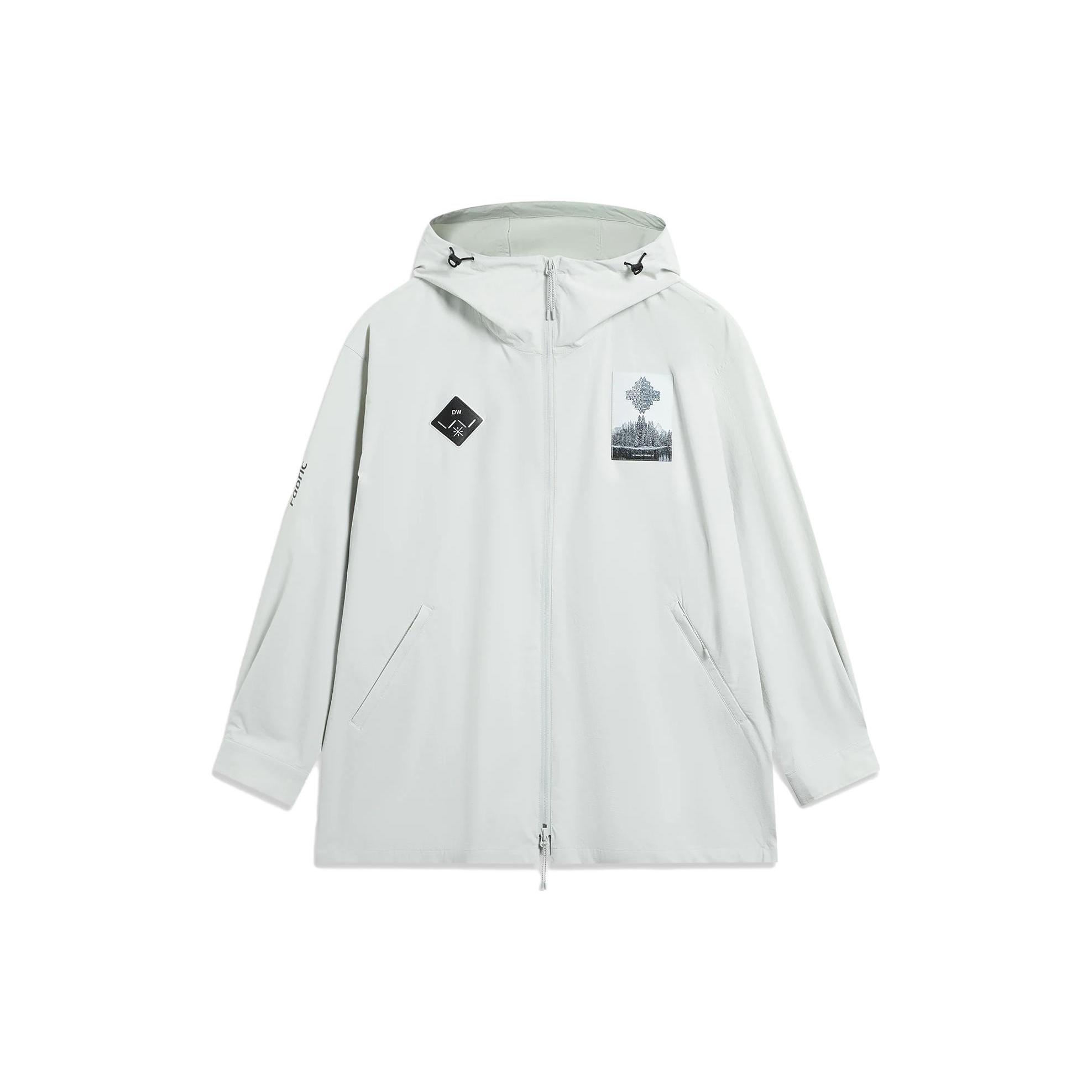 Мужской тренч Li Ning Каменно-серый AFDT773-3 XL