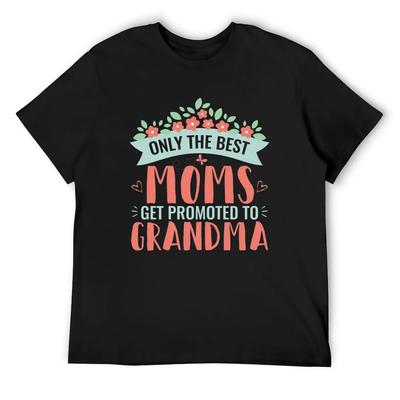 As Melhores Mães São Promovidas a Avós _ Camiseta Nova para Avó roupas anime camisetas camiseta gráfica camisetas plus size para homens