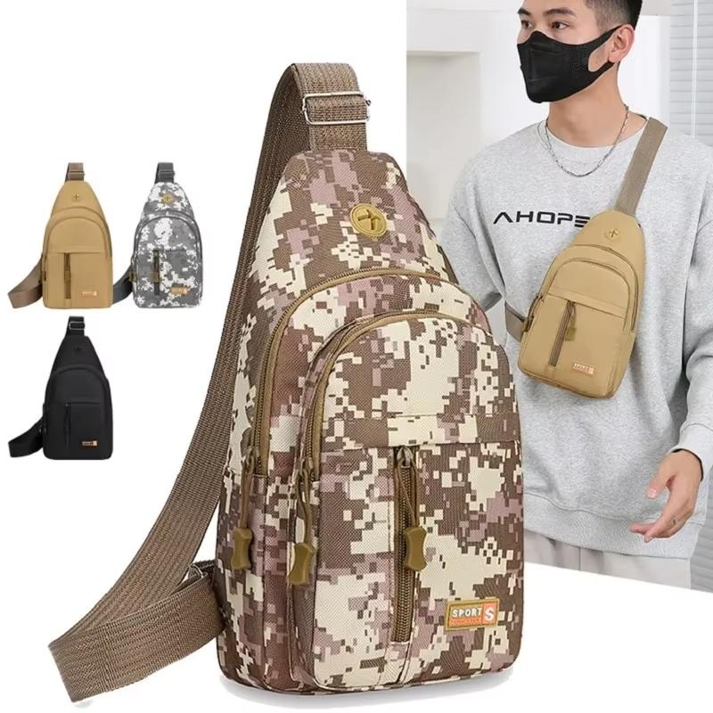 

Chest Bag Men s One Shoulder Crossbody Bag Large Capacity Outdoor Sports And Leisure Fashion Small Shoulder Bag Large Capacit (20cm Max Length 30cm)