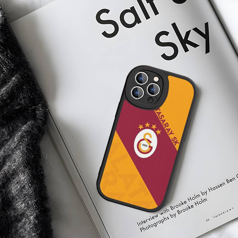 

1pc Classic G-galatasaray-C-club Phone Case For IPhone 15 14 13 12 11 16 Pro Max Plus Leather Soft Cover For iPhone 16 plus