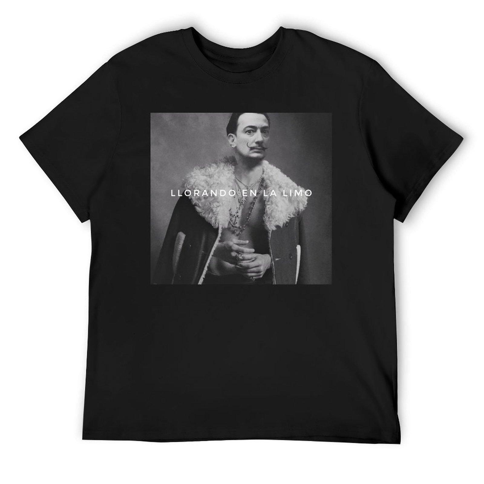 

C. Tangana Vs Dali. Crying in the slime T-Shirt cute tops anime tshirt vintage summer top clothing for men 4XL