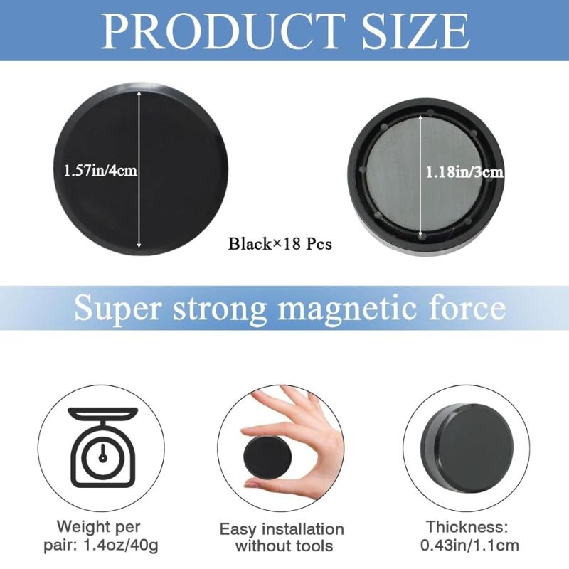 2pcs Bathroom Curtain Weight Magnets Steel Not Wind Designs Weights for Outdoor Flags Garden Banners Twist Prevention