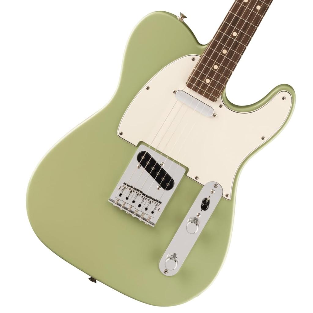 Fender Player II Electric Rosewood Birch Soft Case Included Telecaster® Guitar, Fingerboard, Green,