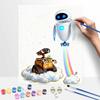 Disney Oil Paint Digital Painting Art Kit Robot Love Theme FillIn Painting Home Decor