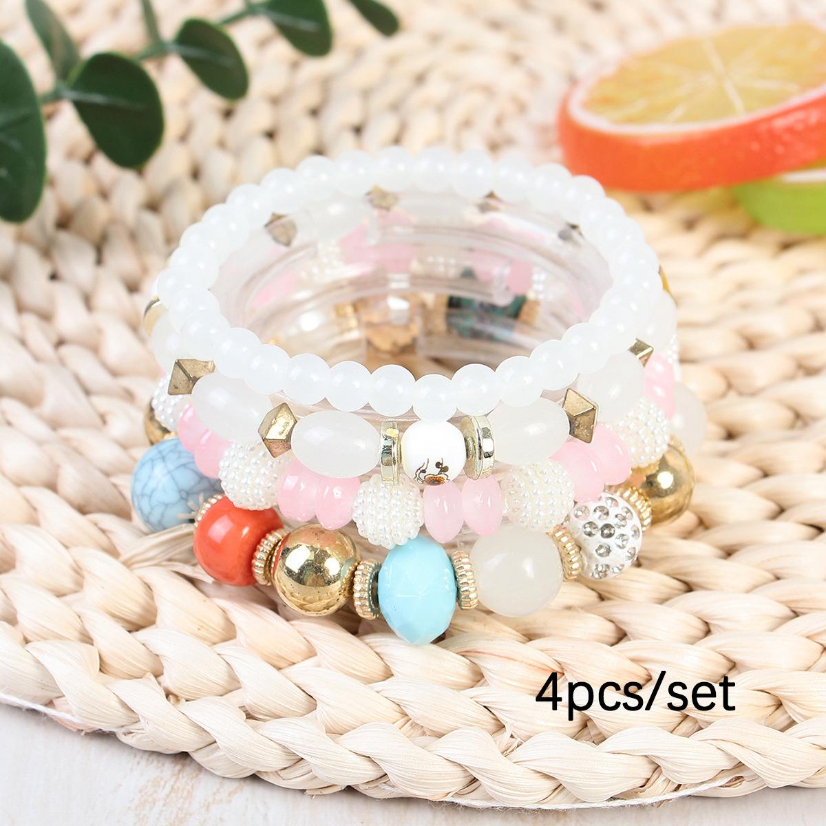 Браслет JYL TS Богемный Браслет на Лодыжку Стиль Морской Звезды Усиливает Радость Пляжа И Удачу Pink