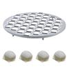 Russische Teigtaschenform 37 Löcher Metall Ravioli Maker Pelmeni Fleischteigtaschen Schneider Müheloser Hausgemachte Teigtaschen Maker für Restaurant Zuhause