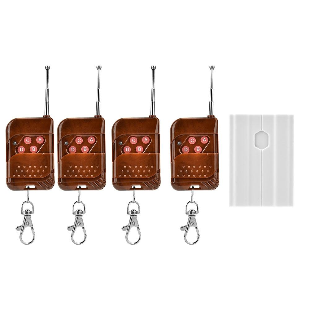 DC12V 4 Way Learning Code Wireless Controller (1Module 4Remote Control)