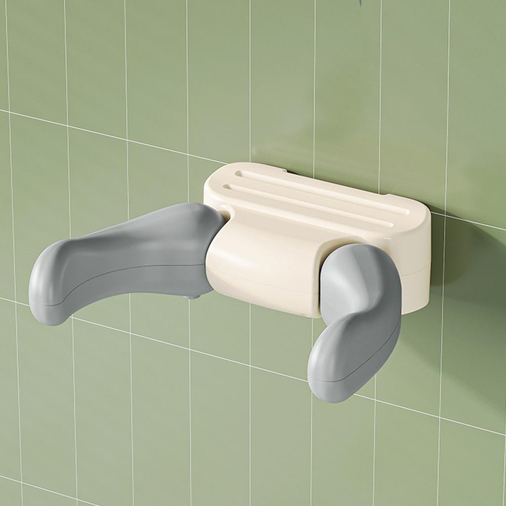 Wall Mounted Baby Shower Standing Support Non Drill Anti Slip Baby Hug Bath Support  
