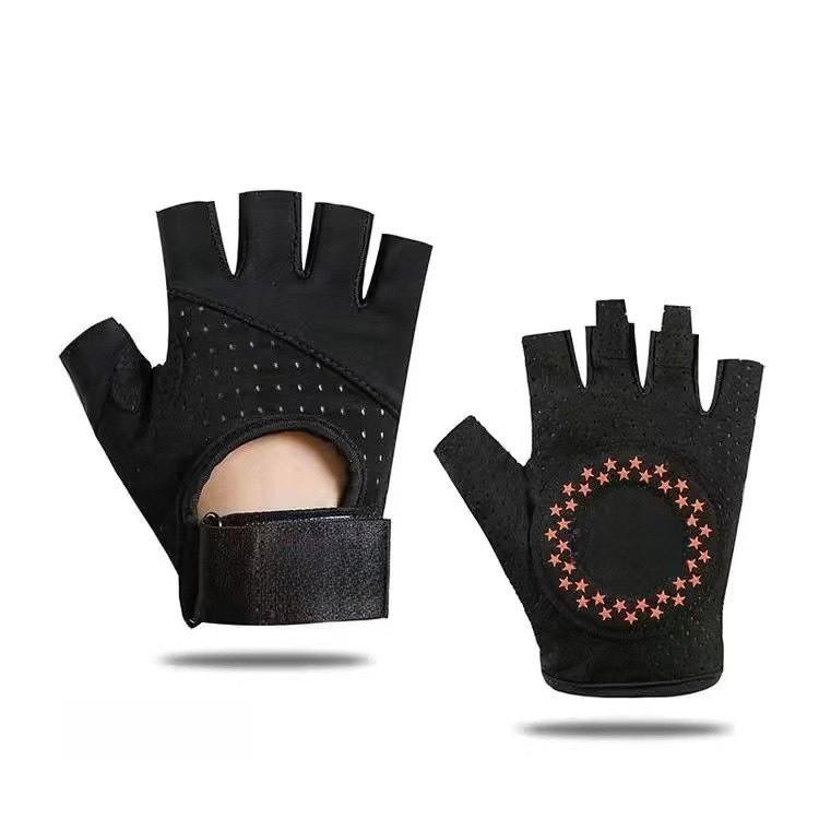Ice Silk Fitness Gloves For Women With Nonslip Grip For Yoga And Cycling