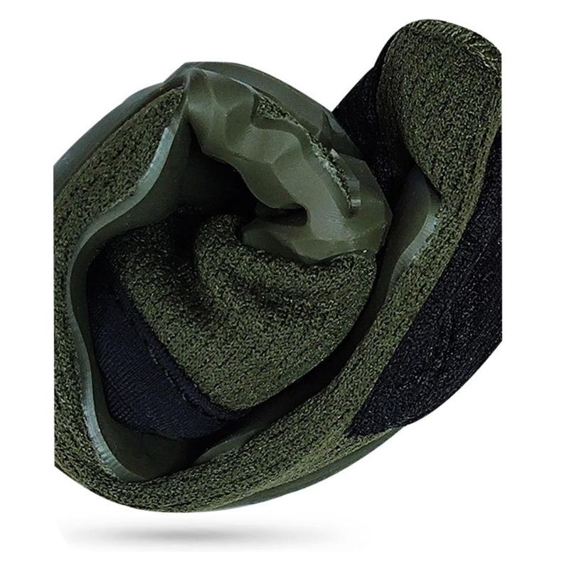 Non-Slip Shock-Absorbent Palm Grip Wicking Lightweight Nylon Compression Gloves