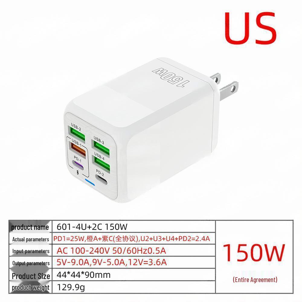 150W Multi-Port Super Fast Charging Adapter