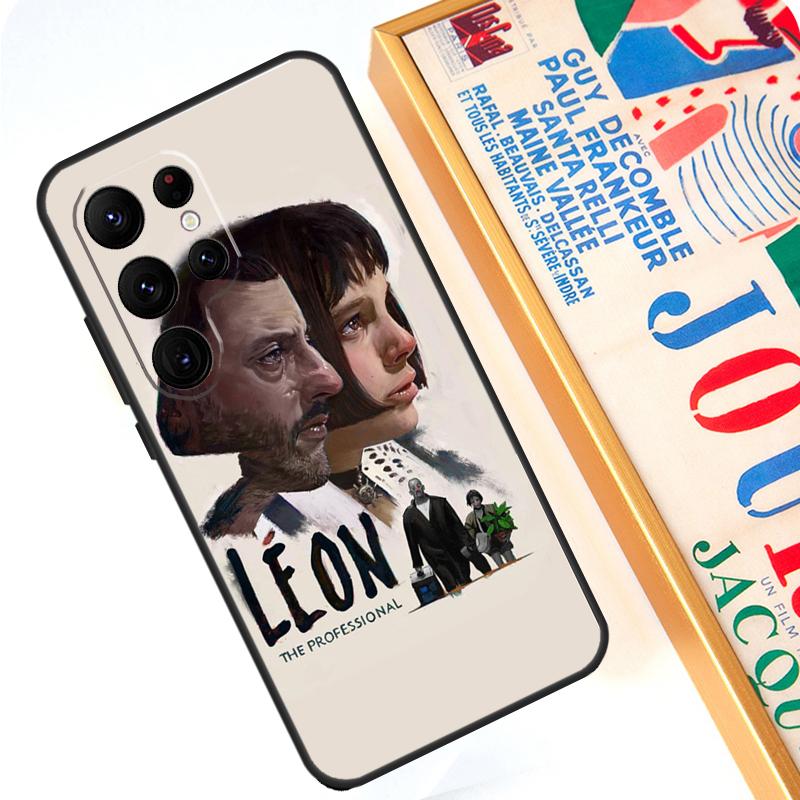 

Leon The Professional Case For Samsung Galaxy S24 S23 Ultra S22 Note 20 Note 10 Plus S8 S9 S10 S21 S20 FE Cover Galaxy S9 Plus